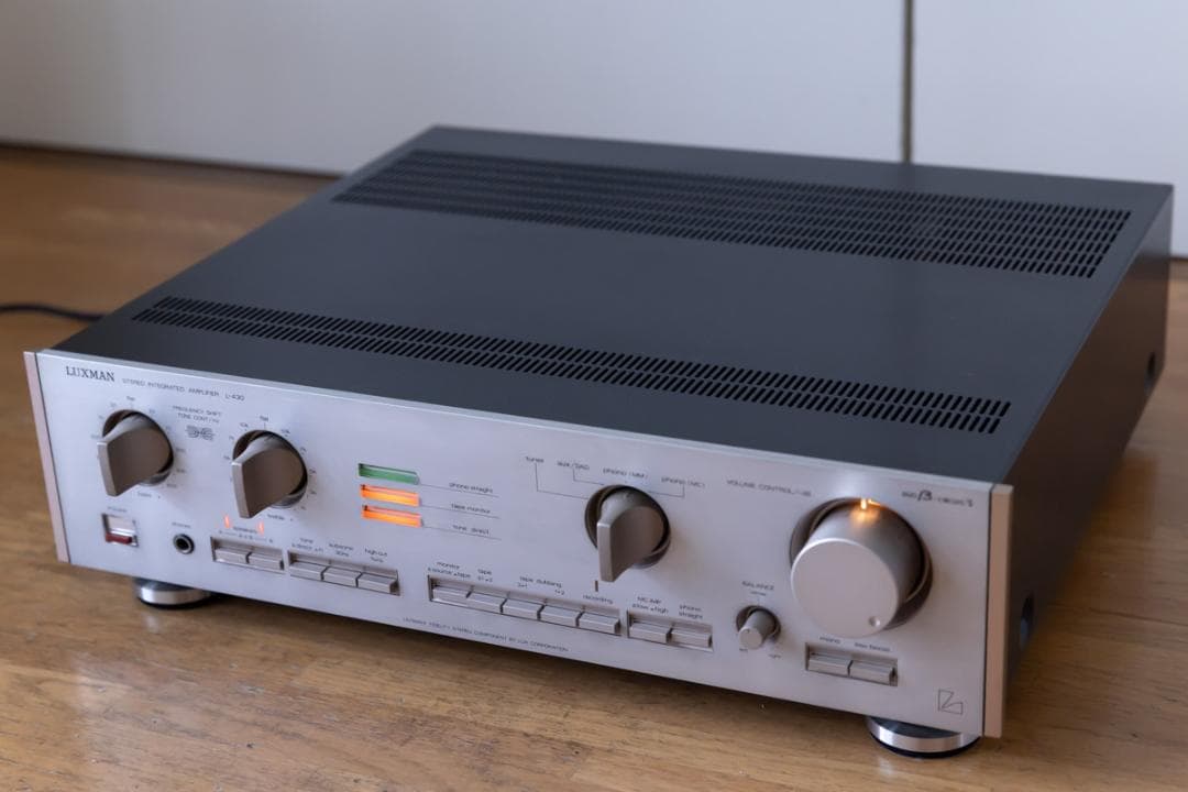LUXMAN L-430 ステレオインテグレーテッドアンプ 通電音出し確認