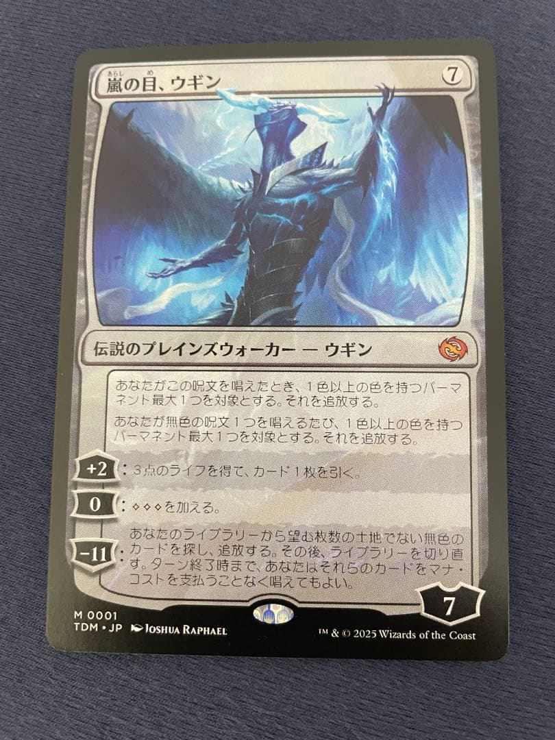 MTG 嵐の目、ウギン 日本語通常絵1枚