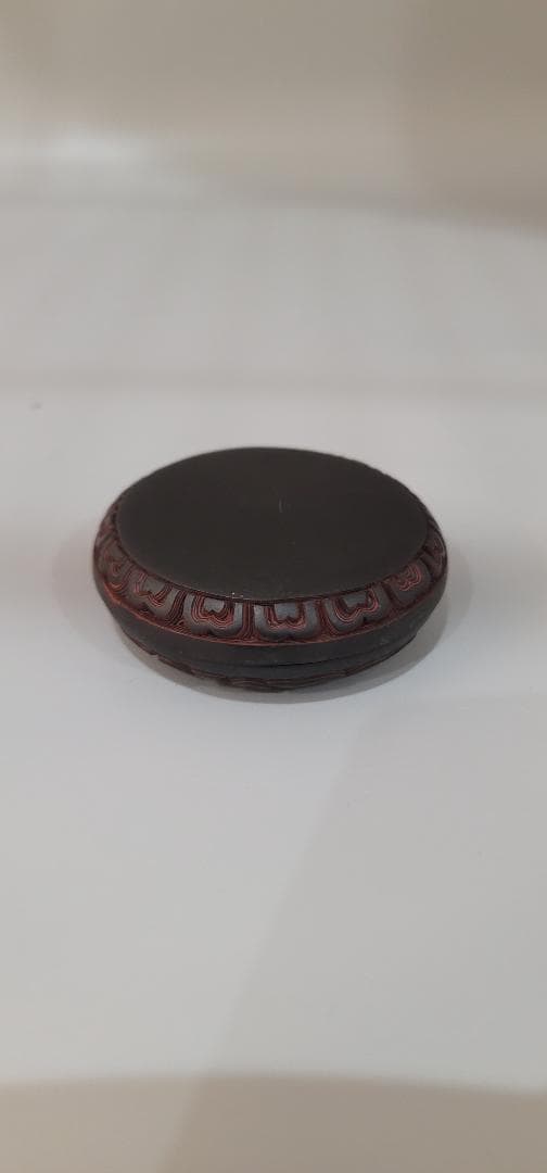 茶道具 唐物 堆黒 具利 香合