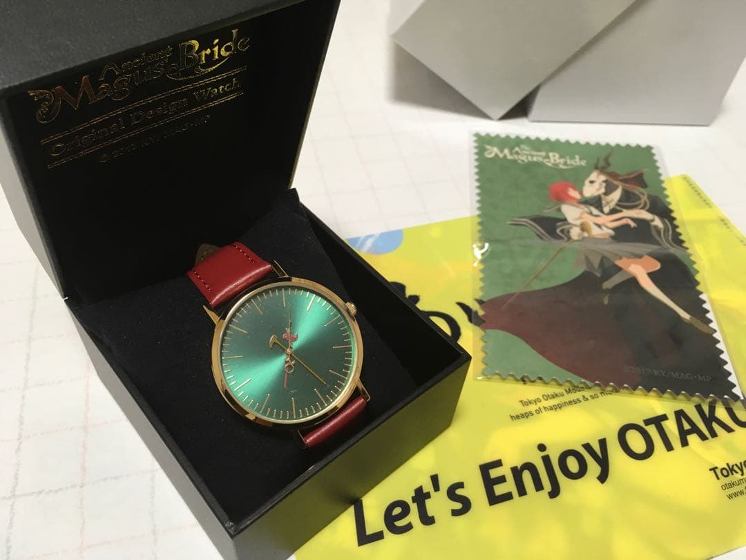 魔法使いの嫁 オリジナルデザイン腕時計(クロス付き)original watch