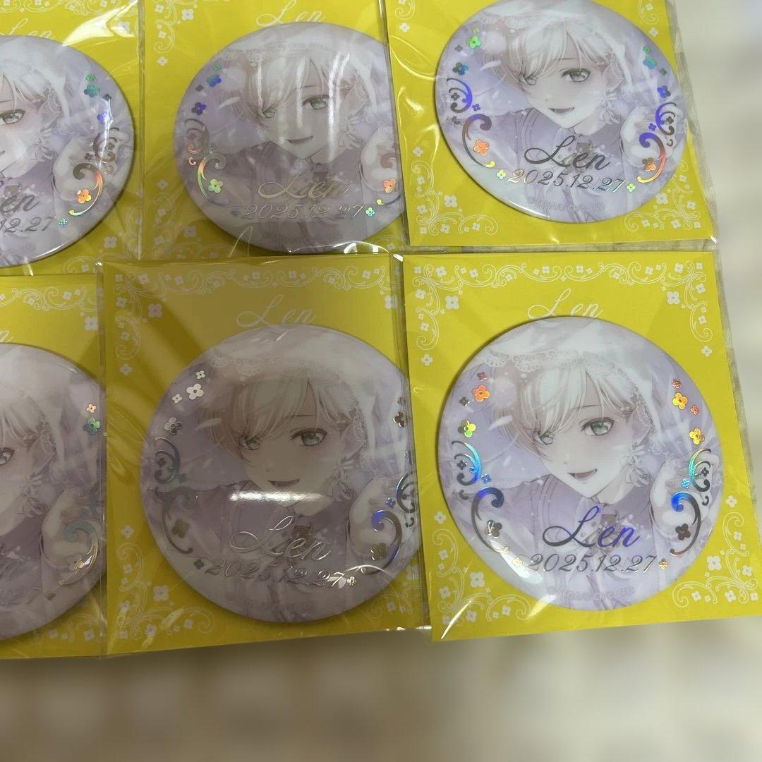 の*の様 プロセカ　はぴこれ　バースデー　鏡音レン　缶バッジB 10点