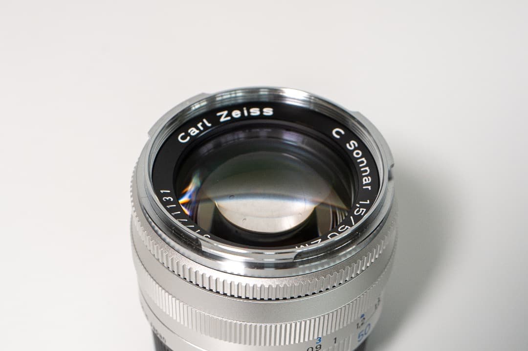 Carl Zeiss C Sonnar T* 50mm F1.5 ZM シルバー