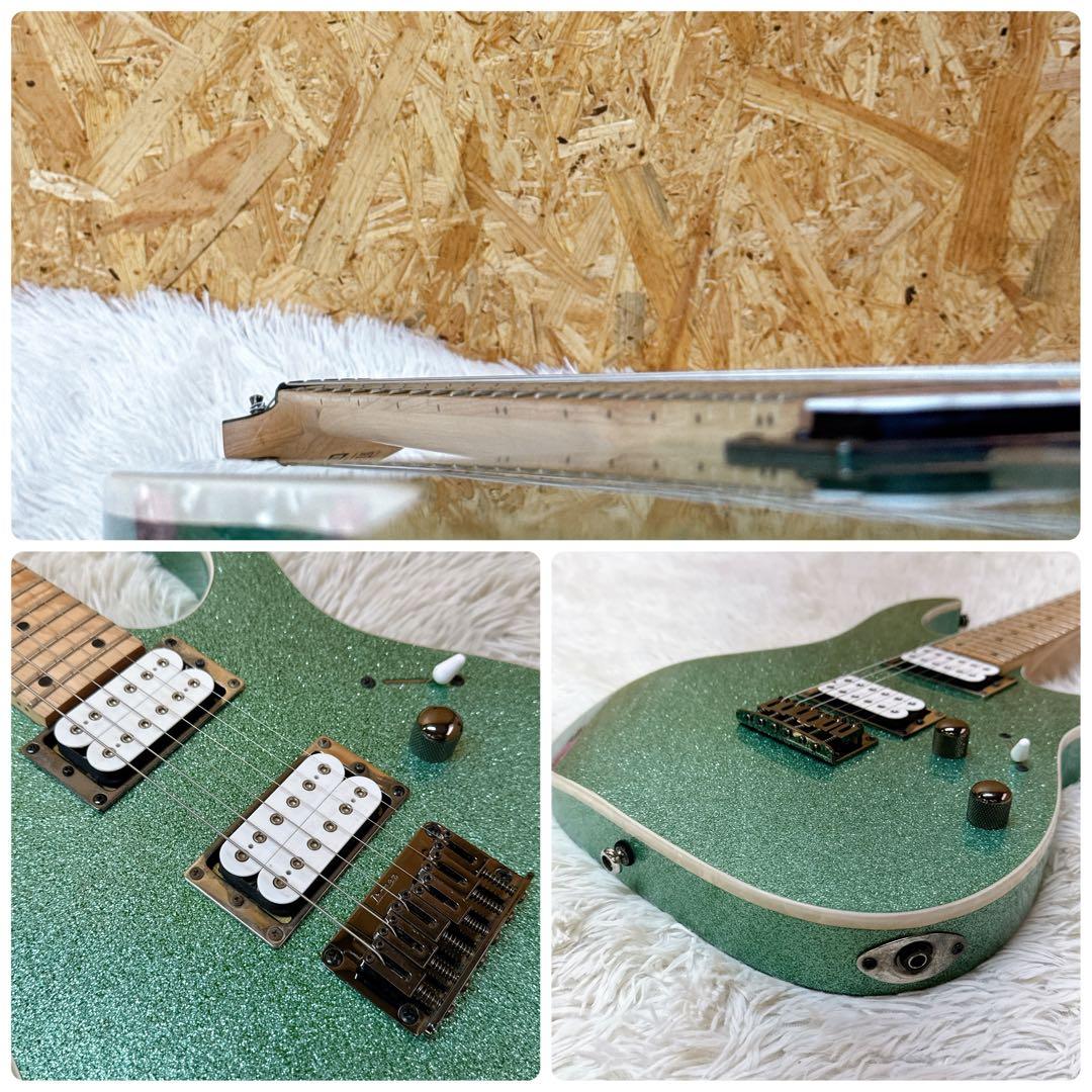 希少！海外限定モデル Ibanez RG421MSP グリーンスパークル