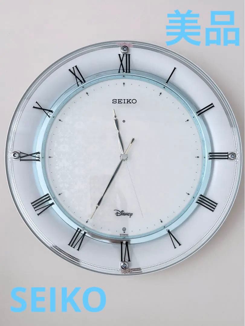 ル*ル様 美品　セイコー   壁掛け時計 電波時計 ディズニー FS503W キ