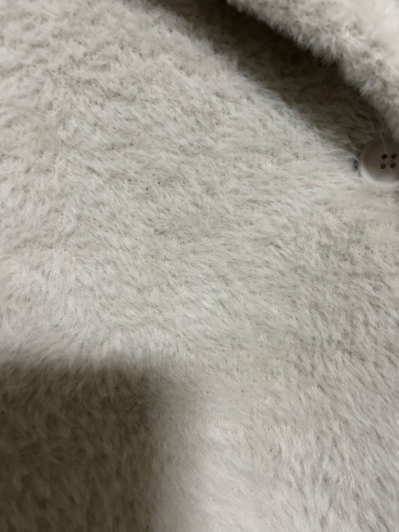 PLSTフェザーヤーンニットコート