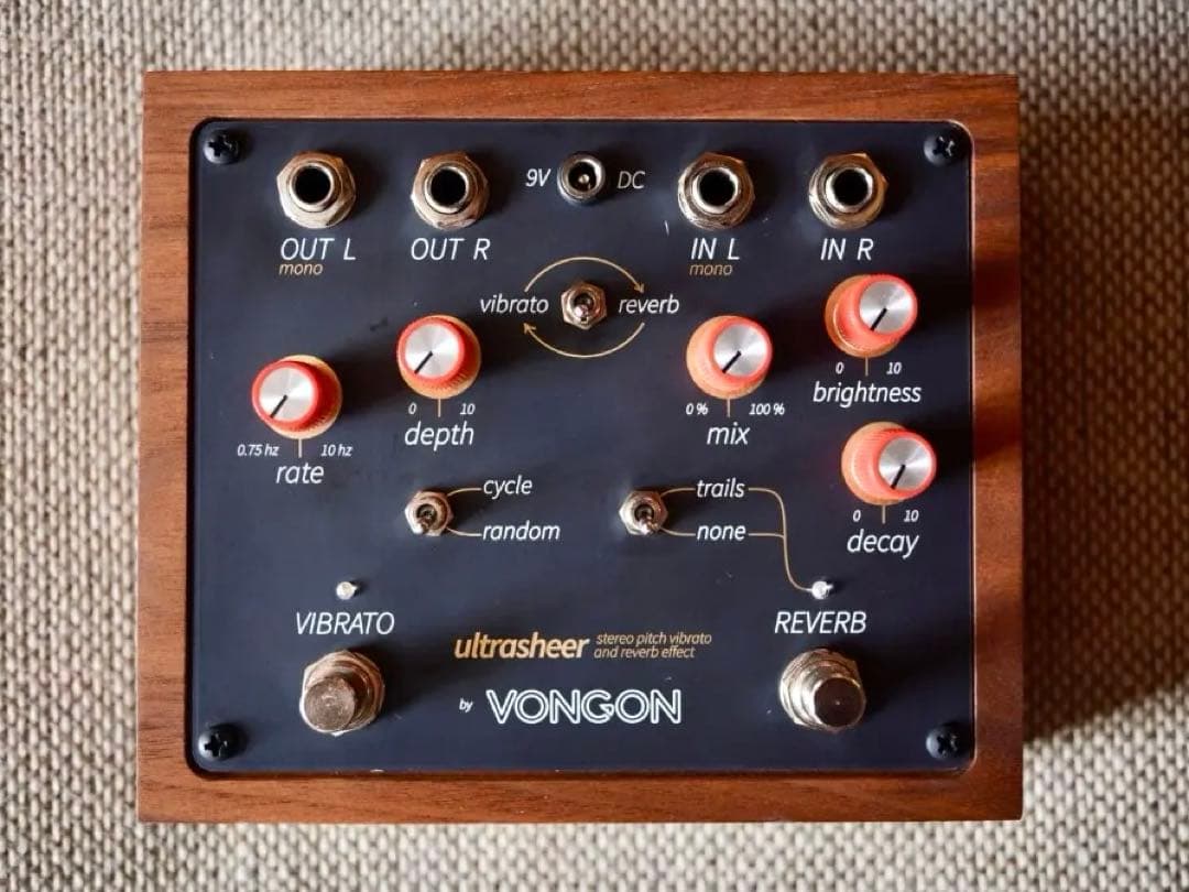 VONGON ultrasheer ステレオリバーブ／ビブラート