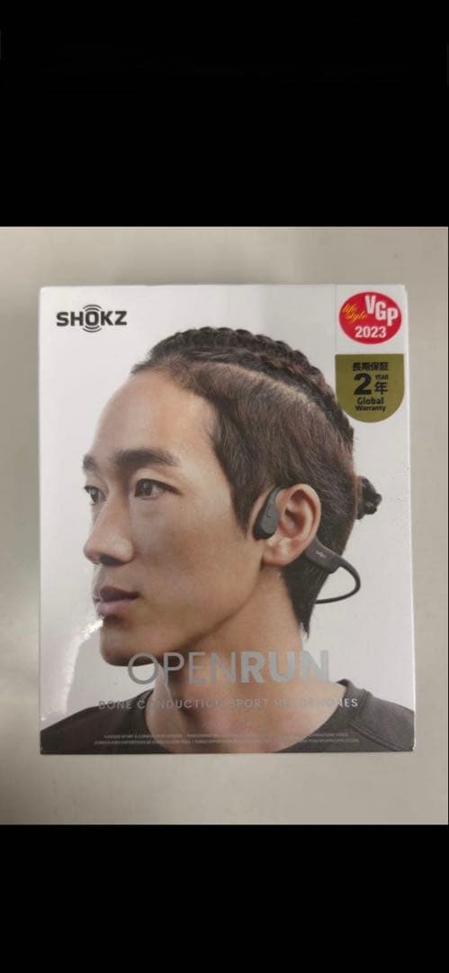新品・未開封SHOKZ OPENRUN 骨伝導イヤホン ブラック