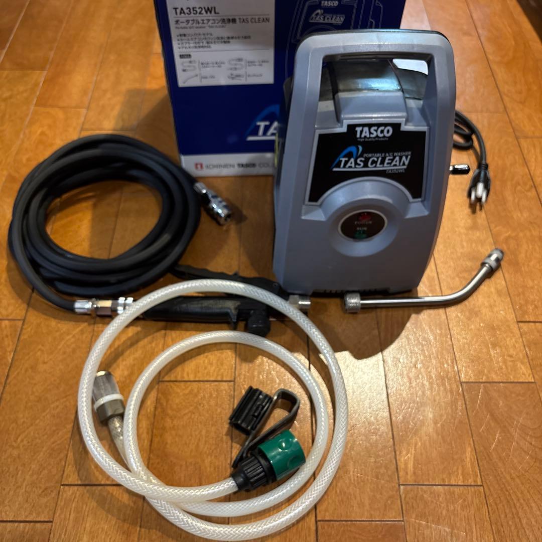 【中古】TASCO ポータブルエアコン洗浄機　 TA352WL 本体ジャンク品