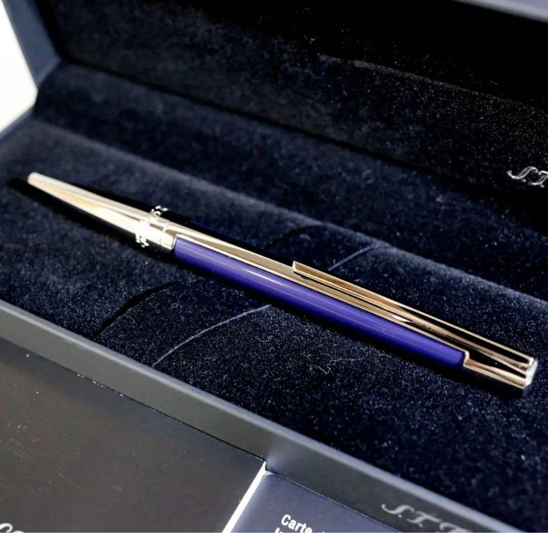 値下げ中　デュポン ボールペン デフィ ネイビー シルバー