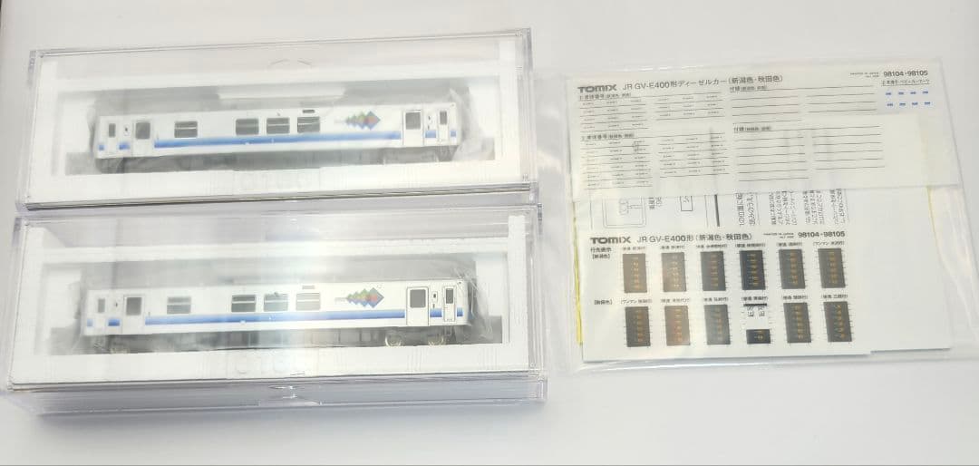 TOMIX 98105 JR GV-E400形ディーゼルカーセット 秋田色 美品