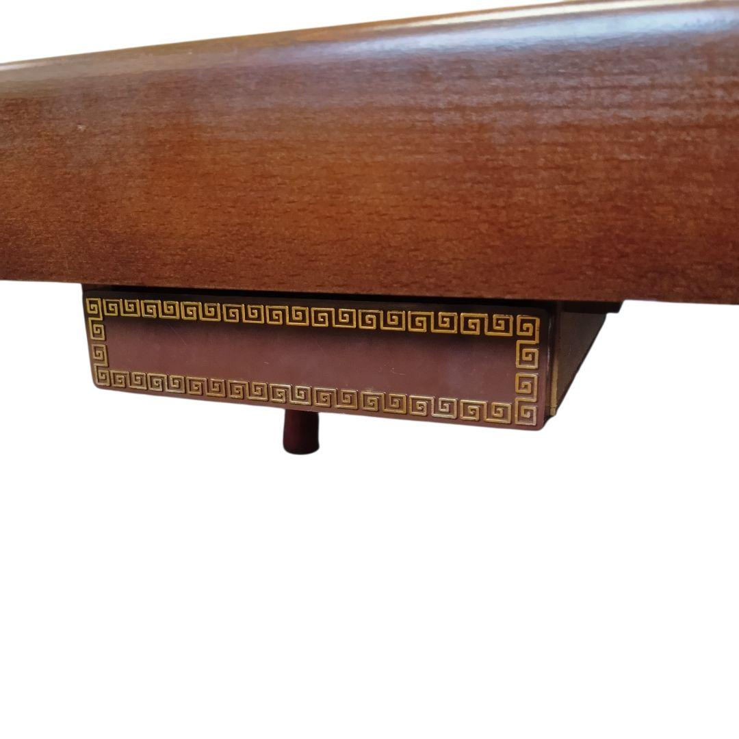 光工芸社　折りたたみ木製麻雀卓　麻雀牌（竹背）セット　昭和レトロ　ヴィンテージ