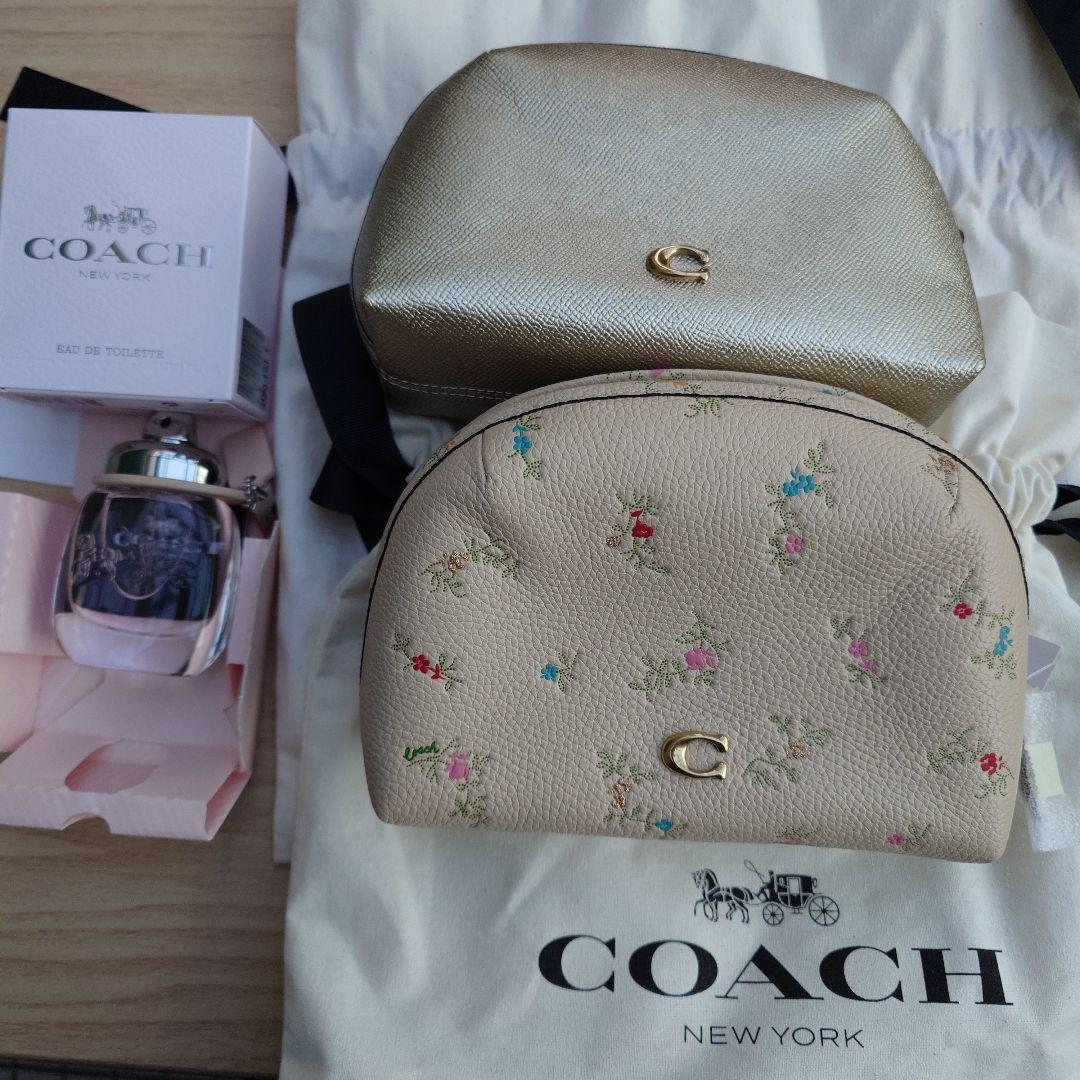 COACH ポーチ2点＆フレグランスおまとめ品