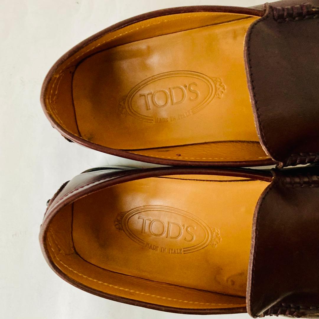 YUTATOD'S トッズ 濃茶 ローファー 25cm 除菌・消臭済み