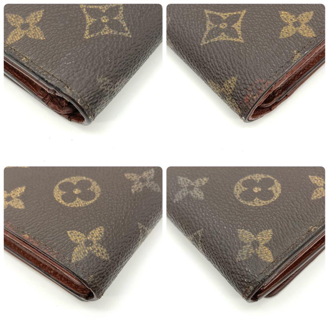 ami正規品 ルイヴィトン トレゾール 二つ折り財布 モノグラム