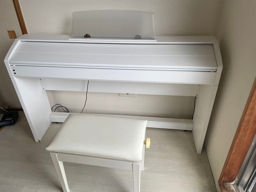 【Moana】Privia 電子ピアノ 88鍵 3ペダル　高低自在椅子付き