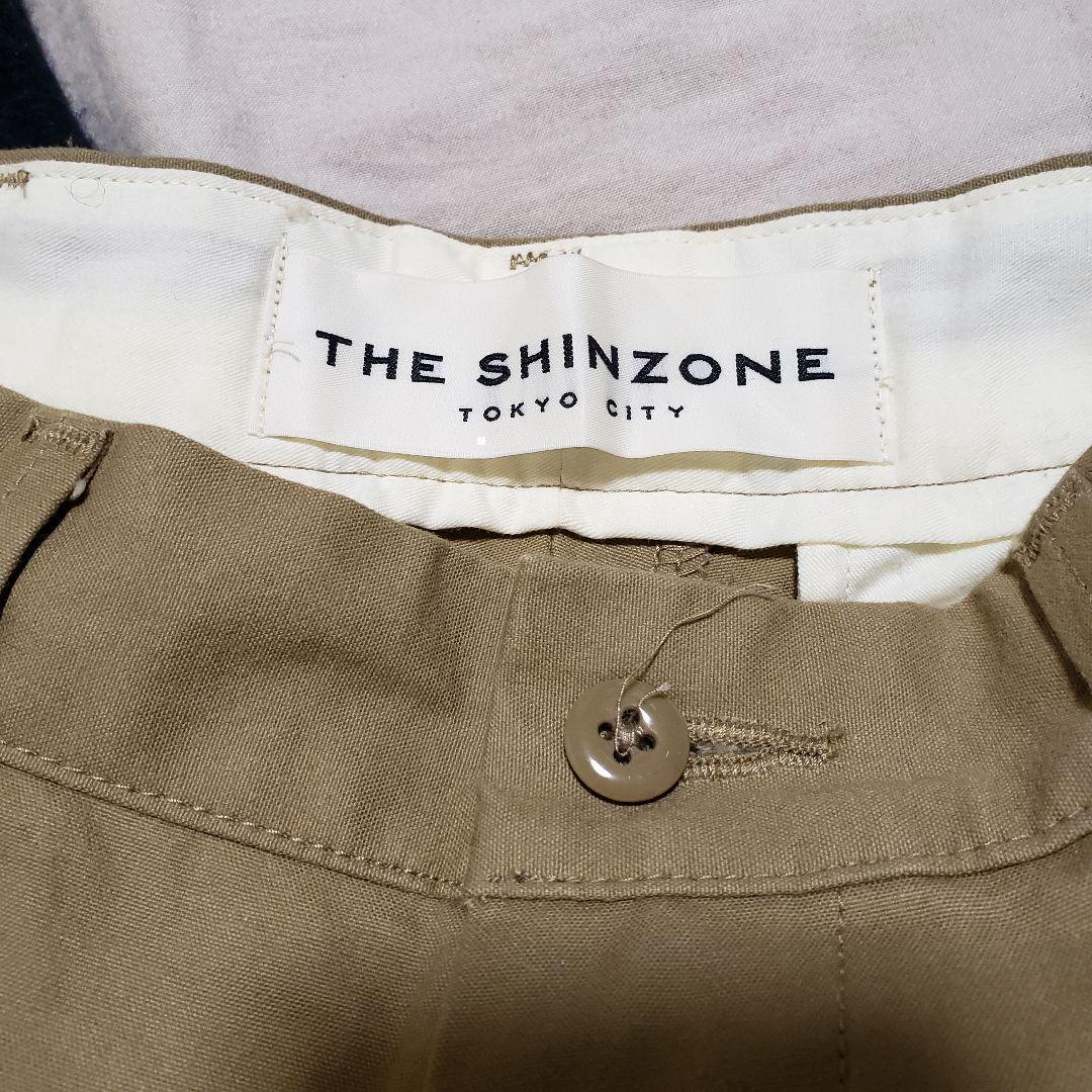 THE SHINZONE ザ シンゾーン ハイウエストチノパン ベージュ S