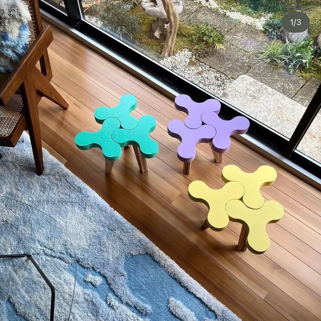 スツール EVANS MIYOSHI RUG CLOVER STOOL