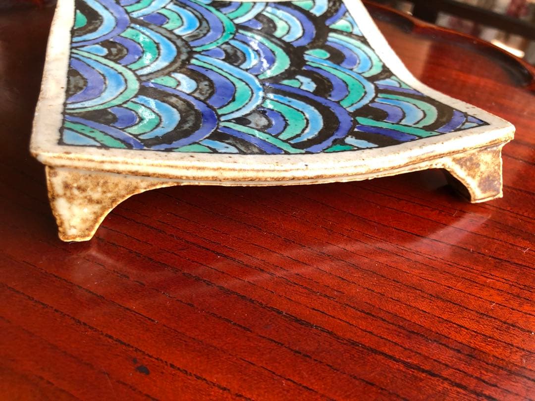 希少　陶板皿　一点物