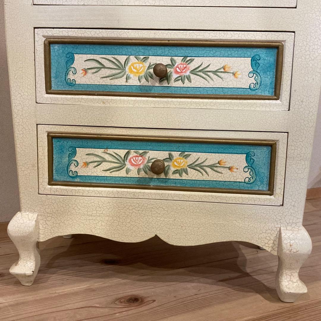 ロココ調 キャビネット 猫足 家具 収納 タンス インテリア アンティーク