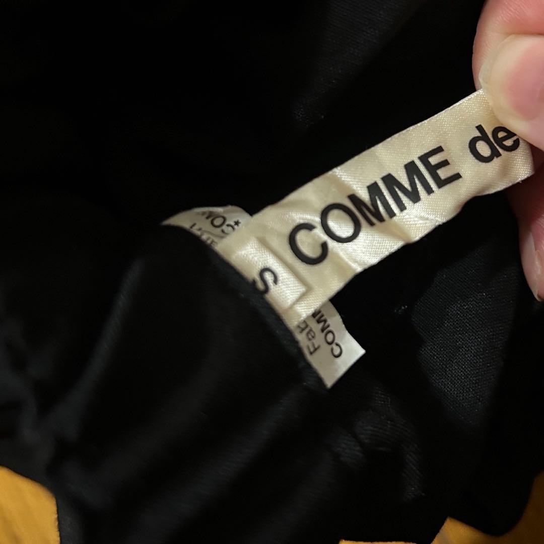 コムデギャルソン 2015AW 立体 ドローストリング ワイドパンツ