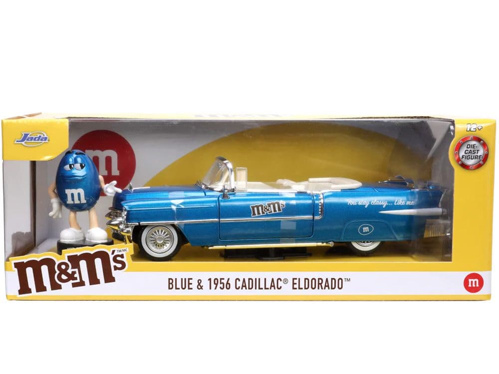 JADA M&Ms 1956キャデラック・エルドラド/ブルーフィギア