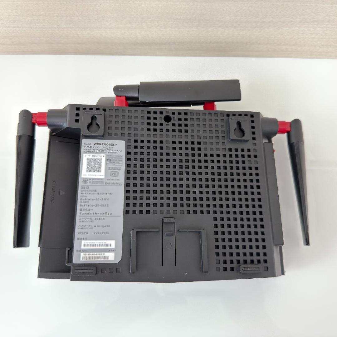 【ほぼ未使用】BUFFALO Wi-Fi7対応ルーター WXR9300BE6P