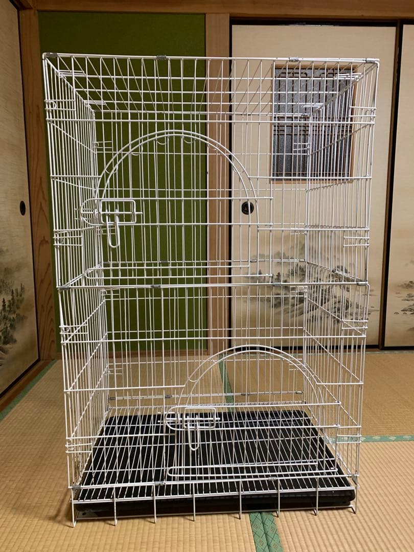 あずき　 大型ゲージ　お掃除簡単　チンチラ　ゲージ　小動物