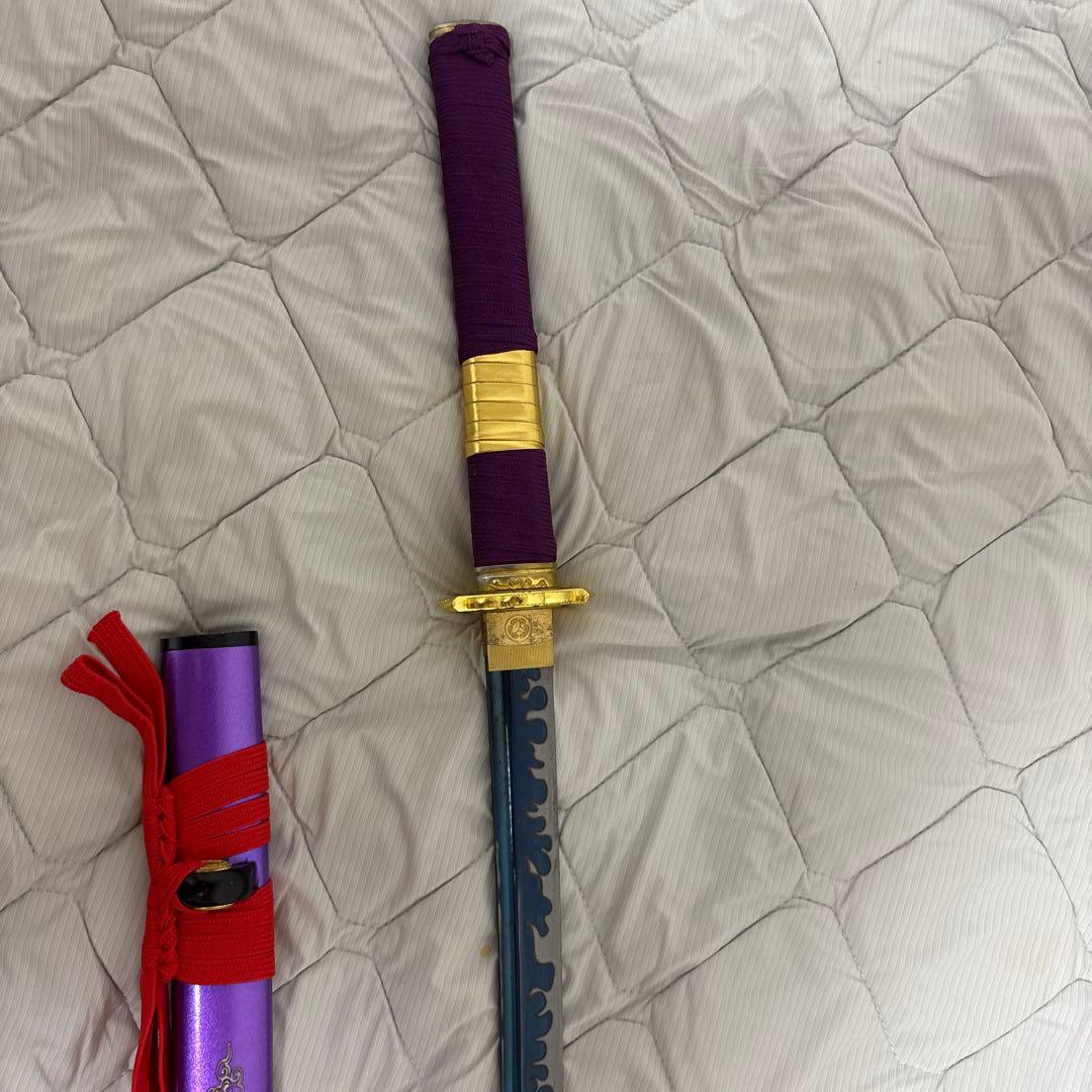 『紫閻魔』武具　刀装具　日本刀　模造刀 居合刀