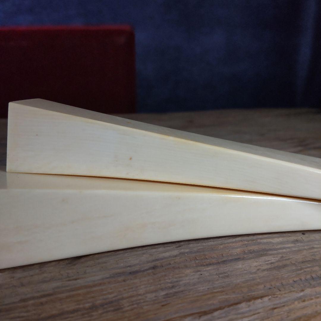 三味線のバチ①、2本セット（津軽）天然素材