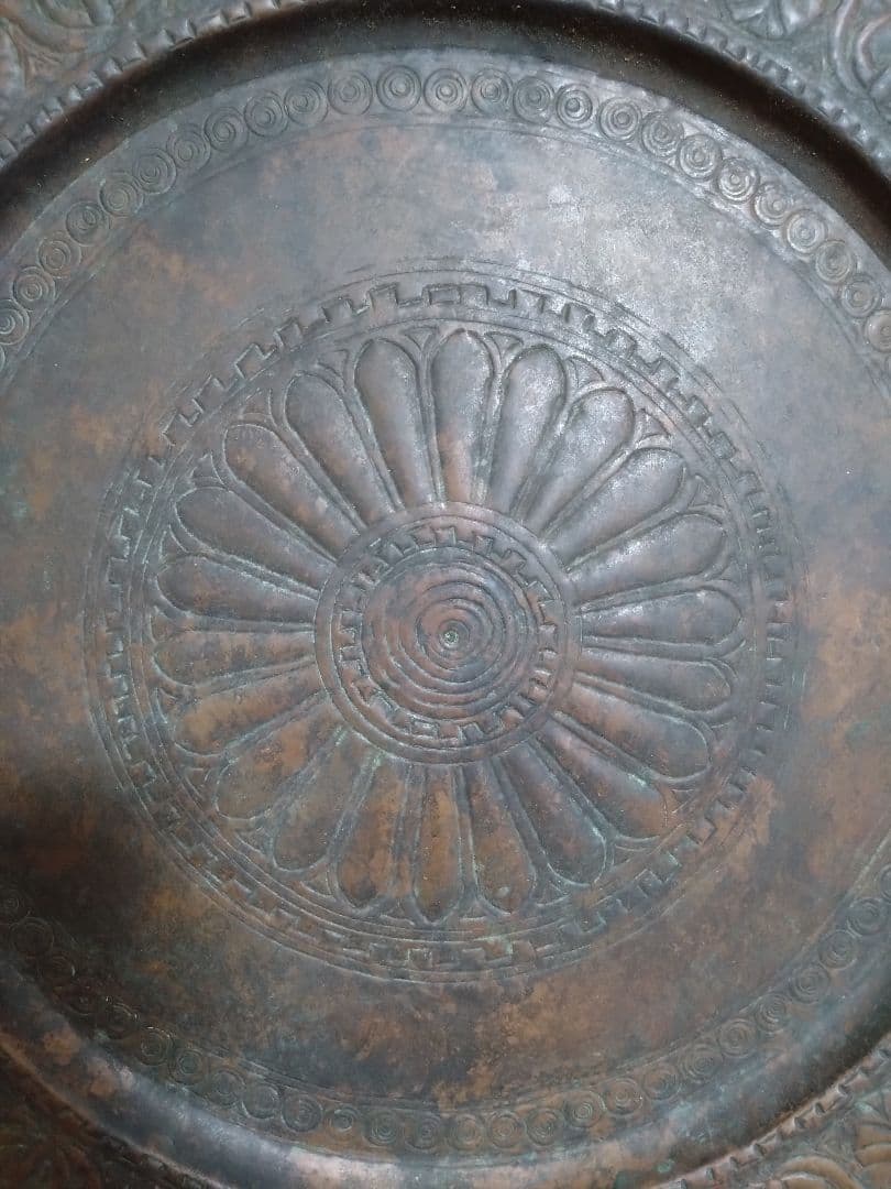 装飾用金属製円形プレート