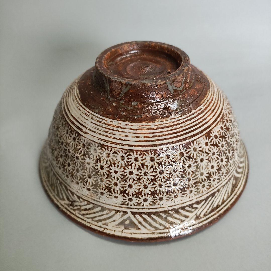 金田鹿男　三島手茶碗　李朝陶　松井康成