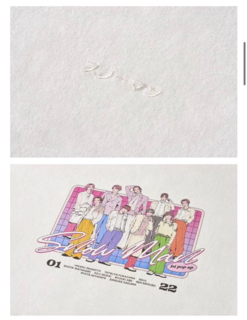 【Mサイズ】 Man 1stPOP-UP Tシャツ2種 ステッカーセット