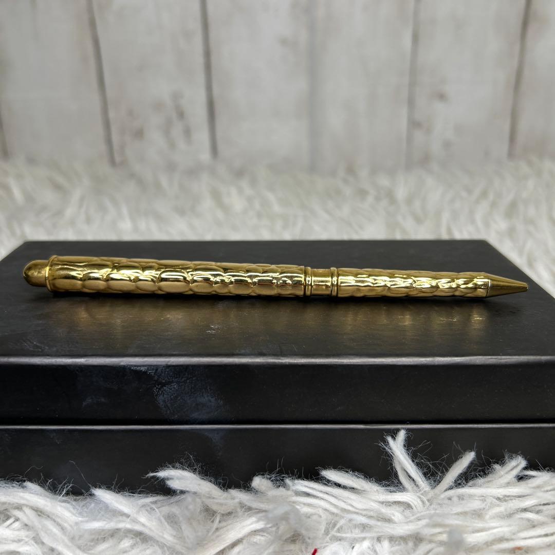 GUCCI ペン　ボールペン　インターロッキング　ゴールド　gold 金