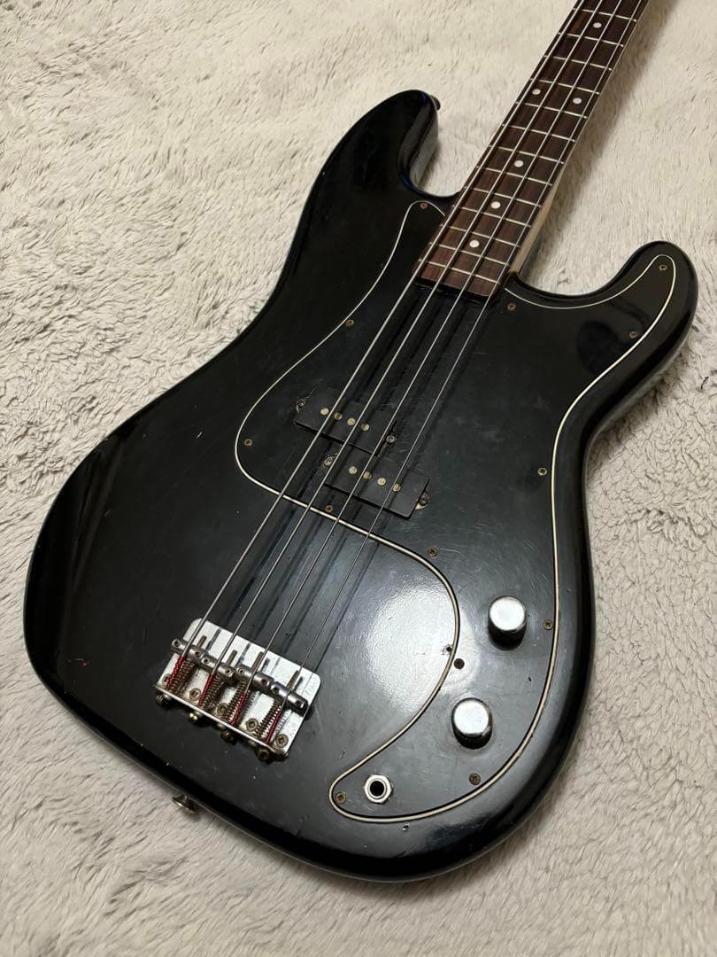 ブランド不明爆音良音70年代プレシジョンベースジャパンビンテージネック反り