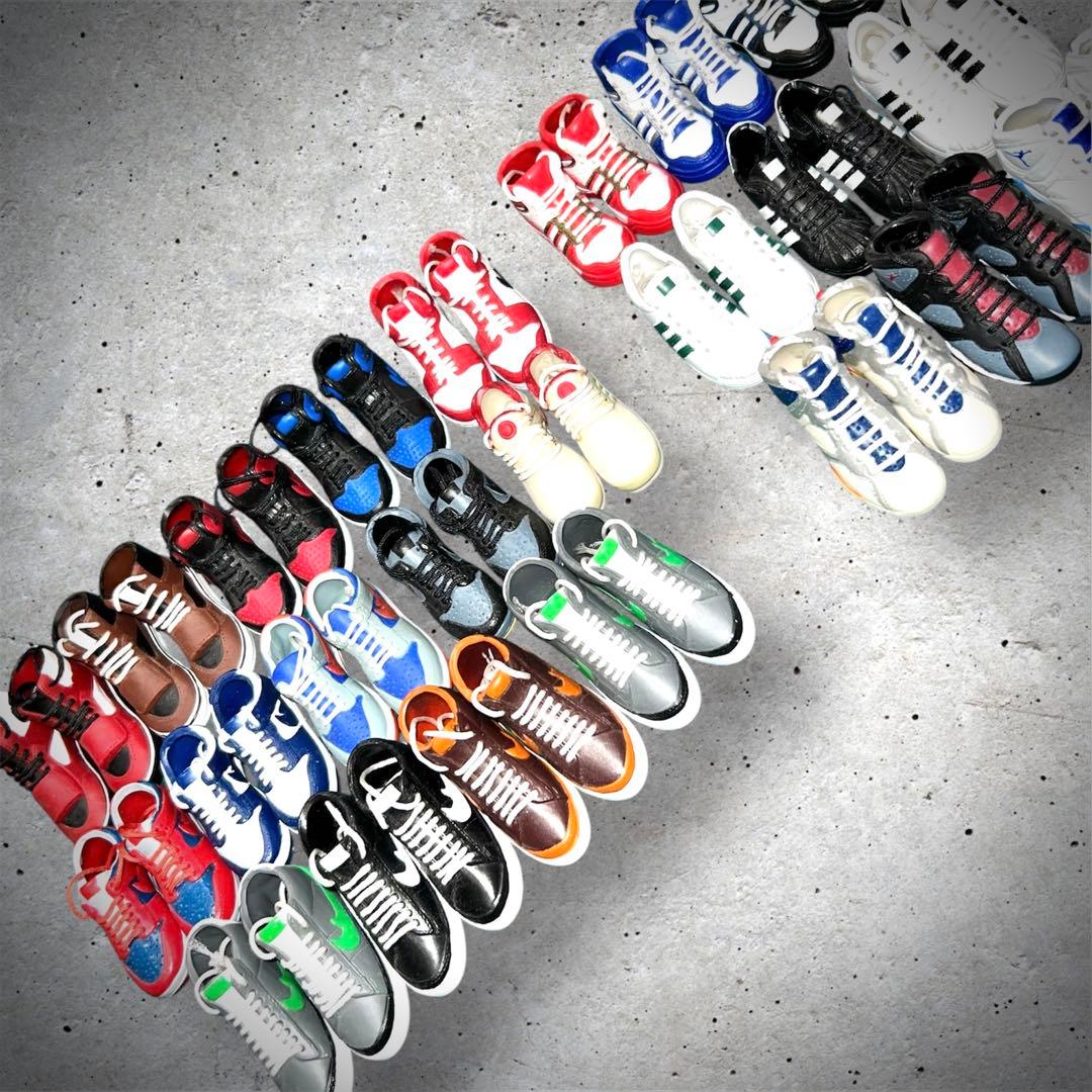 【NIKE】AIR JORDAN 7／3足set／フィギュア／ミニチュア