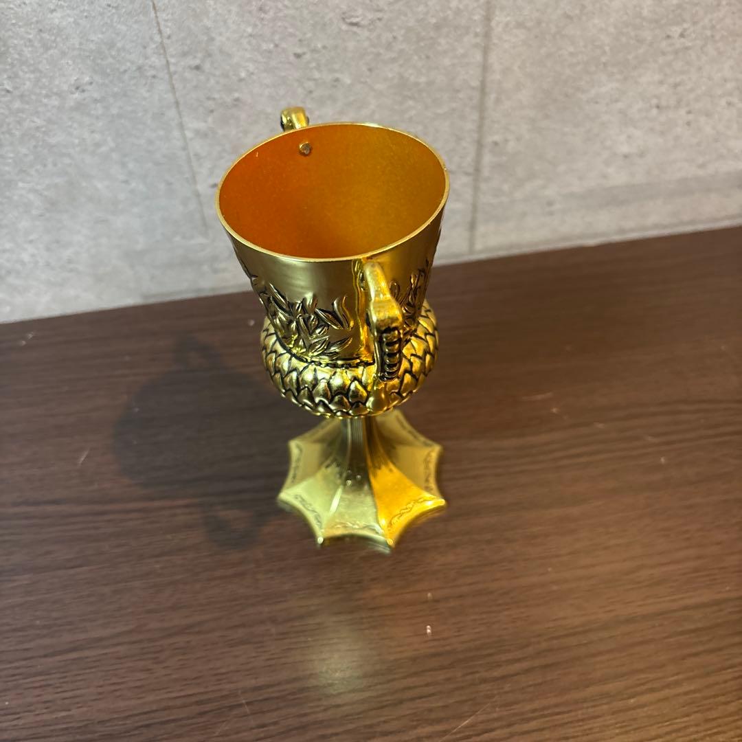 ハリー・ポッター 公式ライセンス ゴールドトロフィー型オブジェ