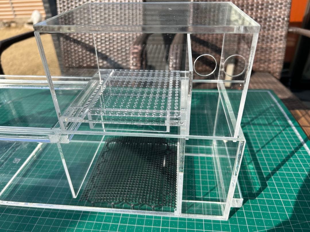 60cm水槽用　アクリル製上部濾過槽アクアポニックス仕様