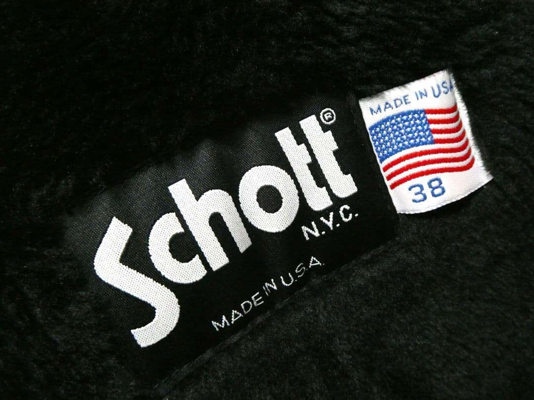 現行モデル！ボアライナー付き完品！ショット641立ち襟シングルライダース38