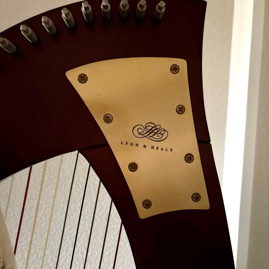 超美品 LION & HEALY オグデン アイリッシュハープ 銀座十字屋