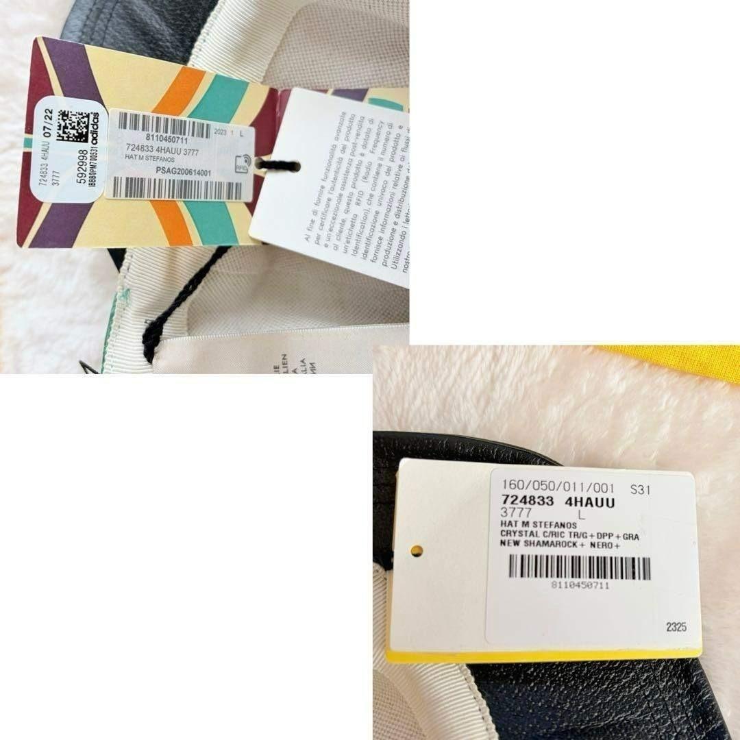 正規 タグ付き未使用✨GUCCI×adidas コラボキャップ GG柄 L 緑