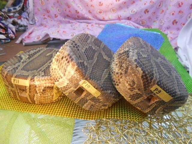 新品未使用(送料無料)12.980円　蛇皮強化(二重張)型チーガ　3点からお一つ