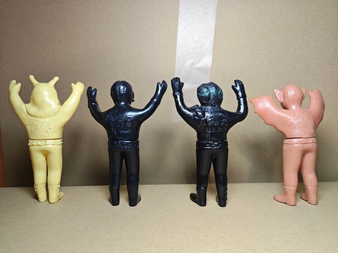 仮面ライダー ポピー製 旧バンダイ ミニソフビ おまけ付