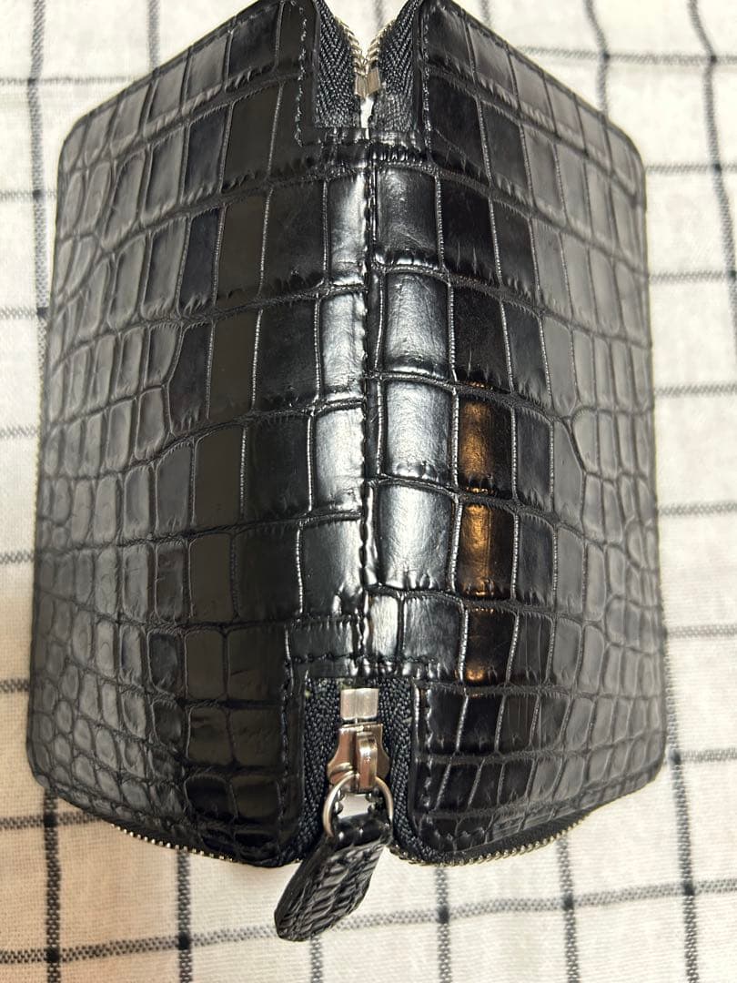 黒 クロコダイル　キーケース