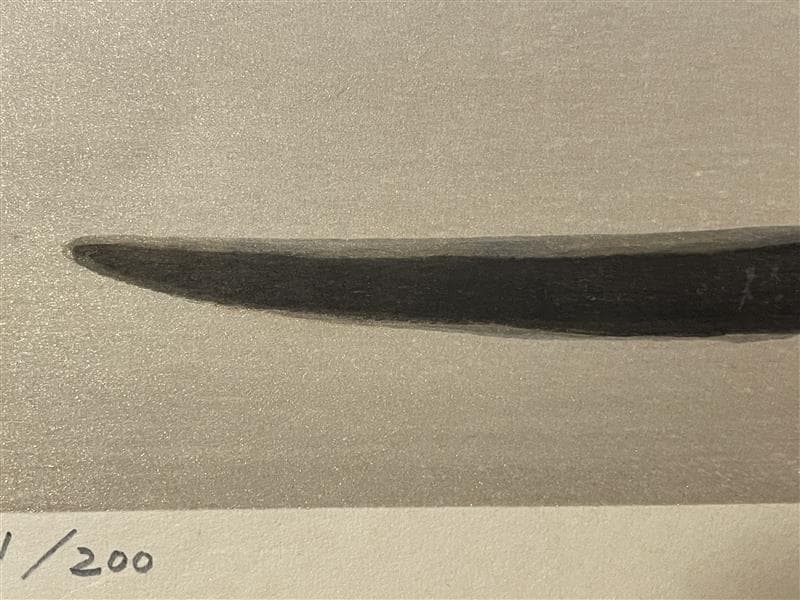 「真作」奥村土牛「シャム猫」木版画　131/200　サイン有り