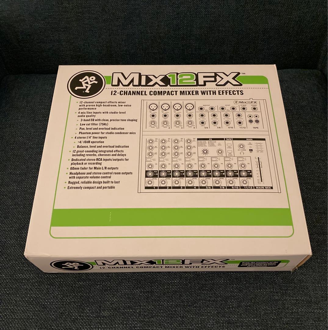 新品未使用　MACKIE MIX12FX　マッキー ミキサー