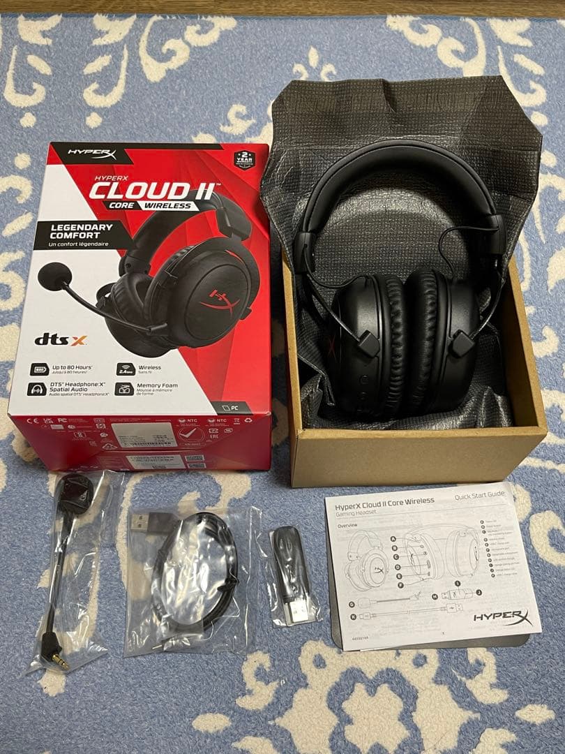 新品同様 Hyperx cloud II Wirelessゲーミングヘッドセット