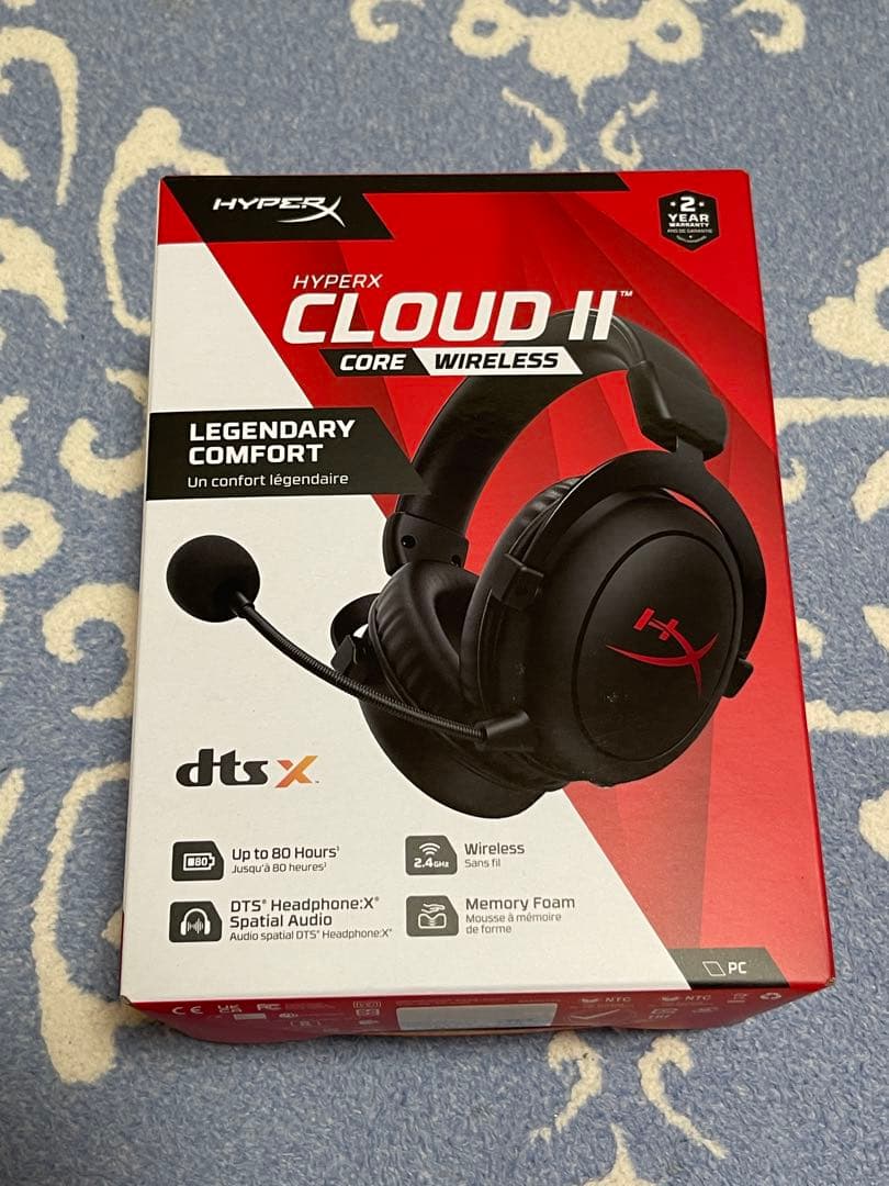 新品同様 Hyperx cloud II Wirelessゲーミングヘッドセット