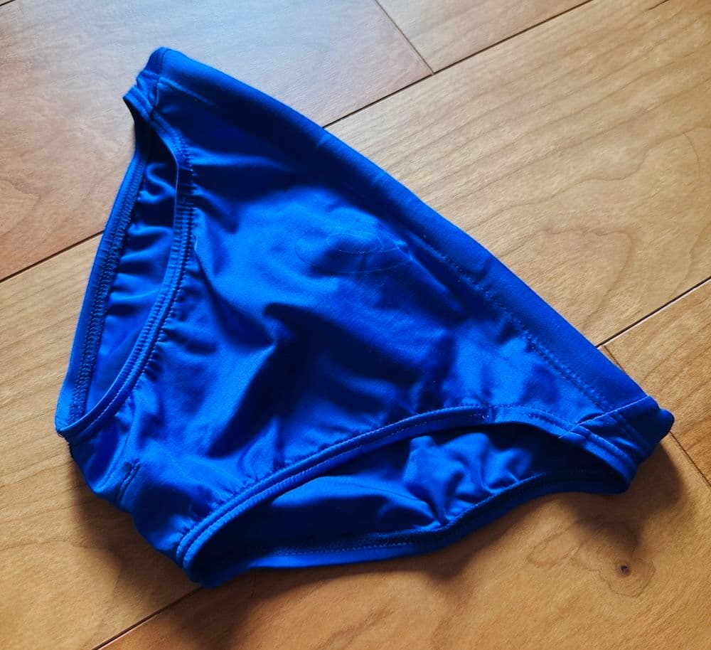 【美品】asics ハイドロCD ロイヤルブルー AMA87T Sサイズ 競パン