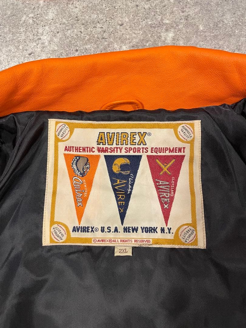 AVIREX VARSITY JACKET バーシティ ジャケット XXL