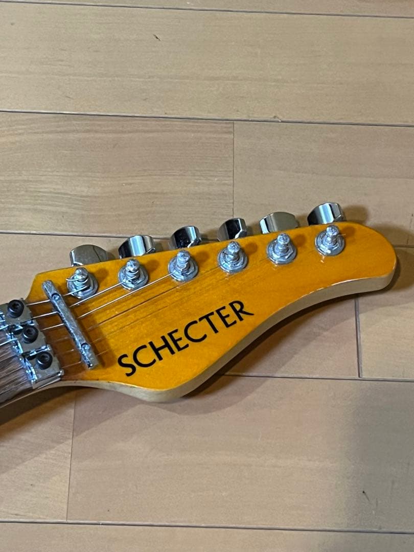 Schecter エレキギター イエロー